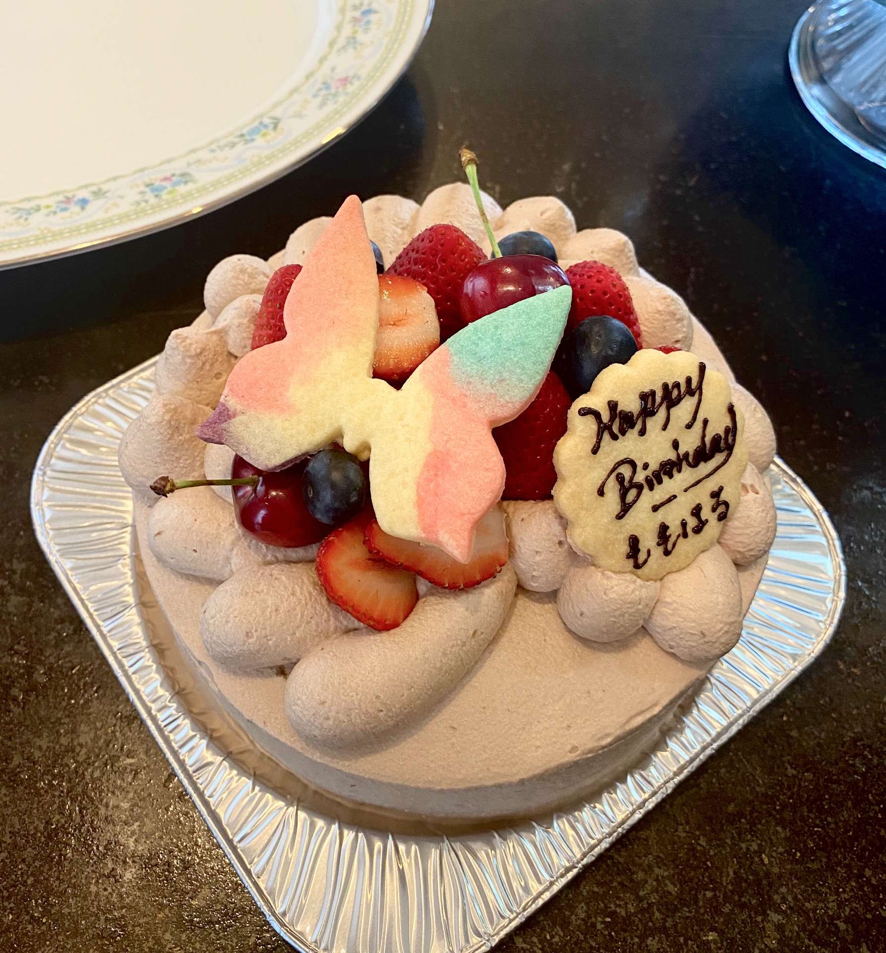 生チョコクリームデコレーションケーキ