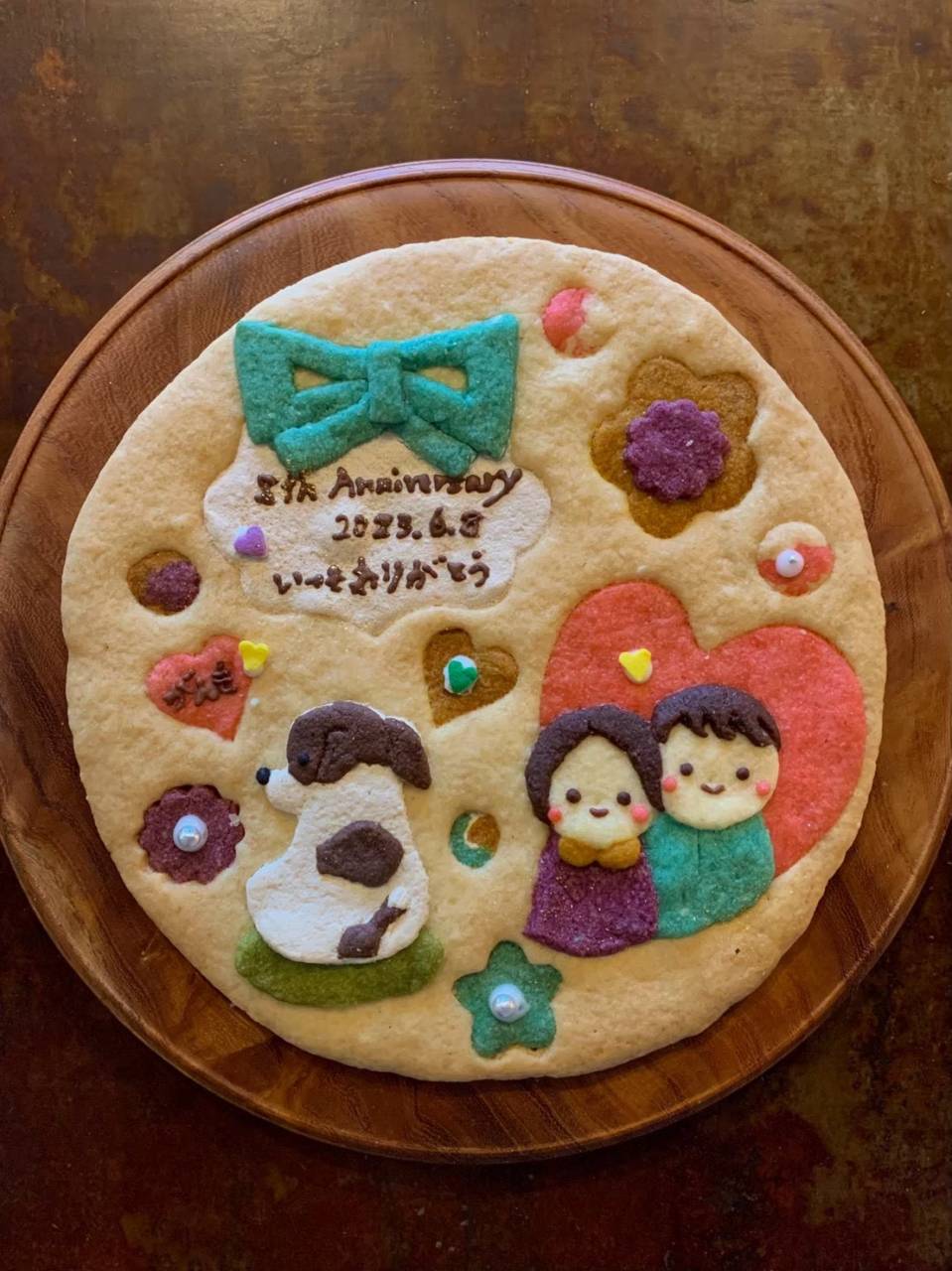 オリジナルクッキー結婚記念日