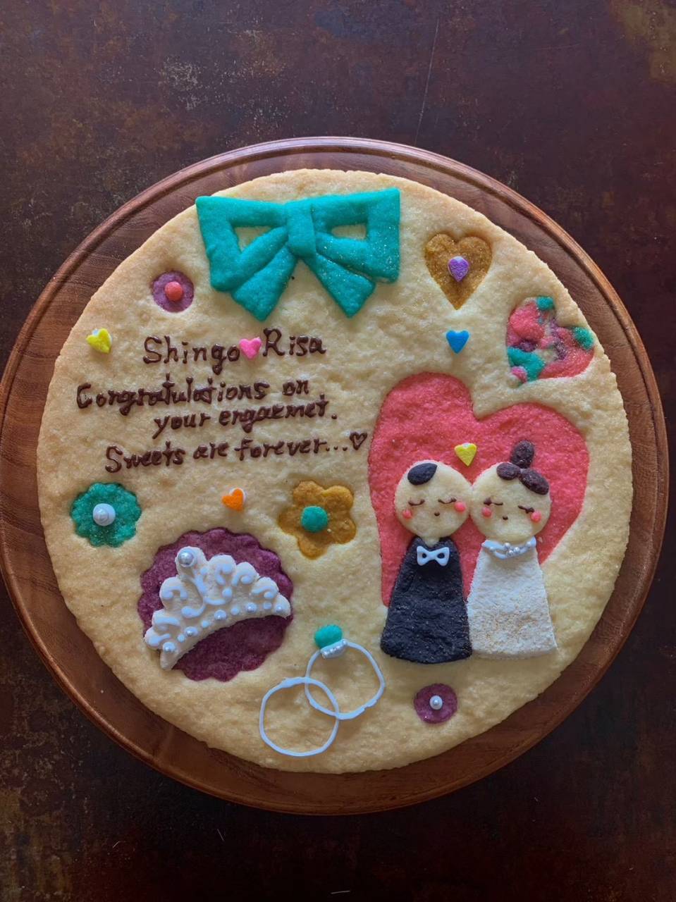 オリジナルクッキー結婚祝い