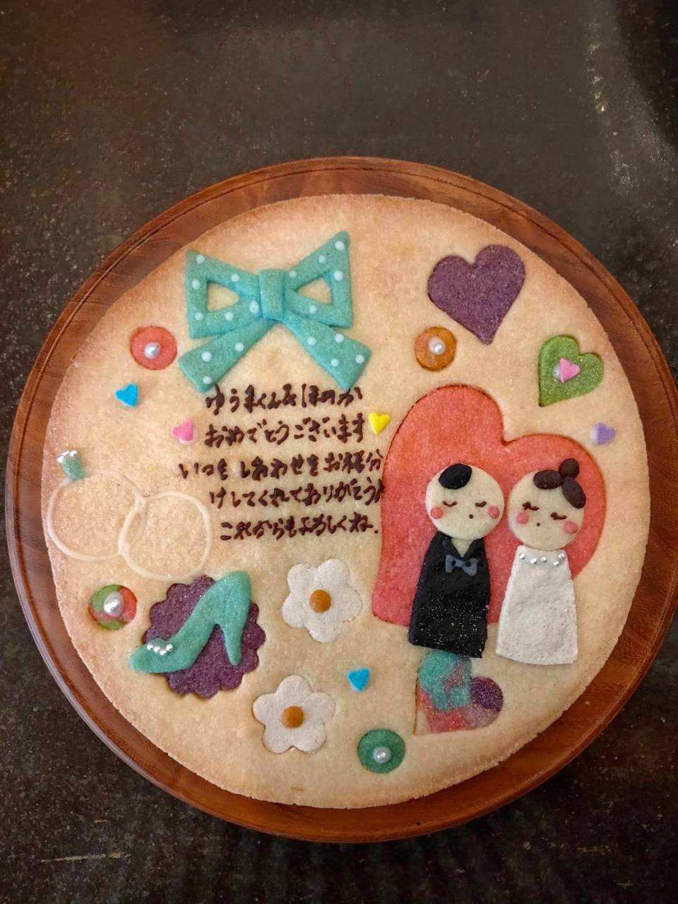 オリジナルクッキー結婚祝い