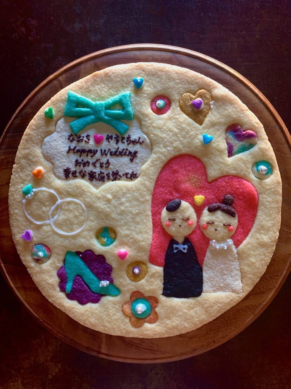 オリジナルクッキー結婚祝い