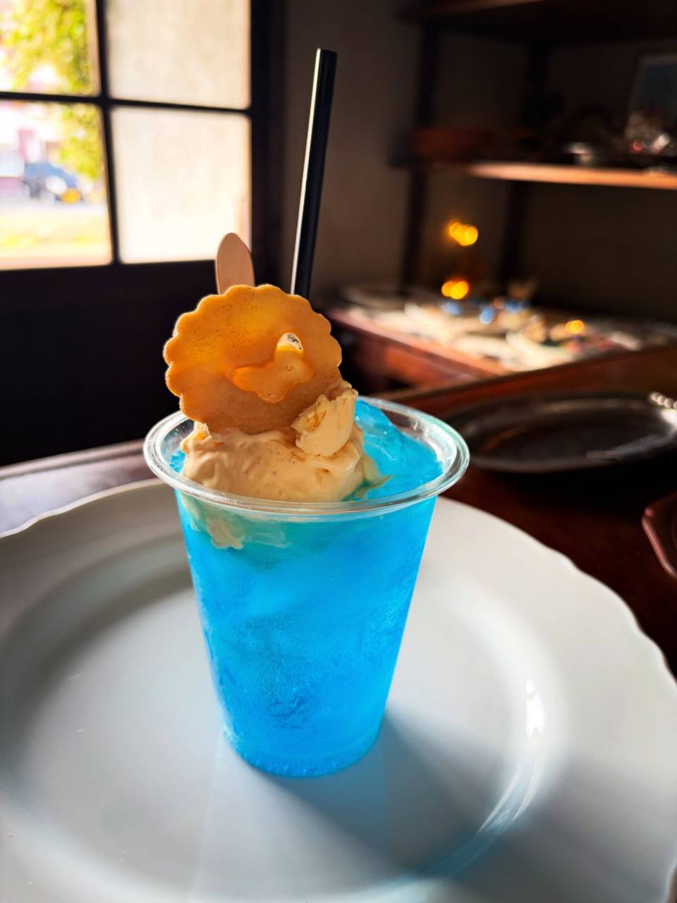 青いクリームソーダ