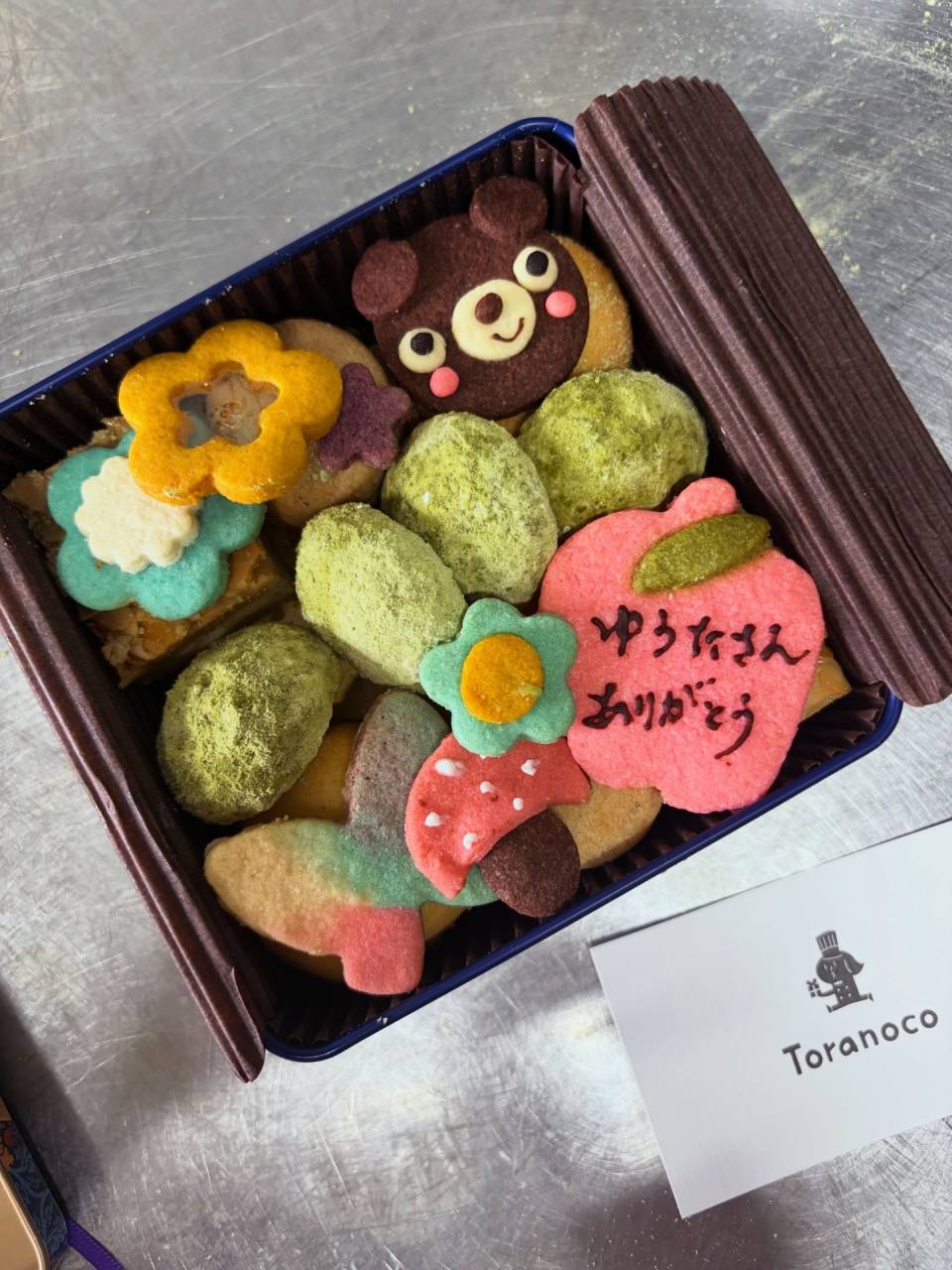 クッキー缶「御礼」