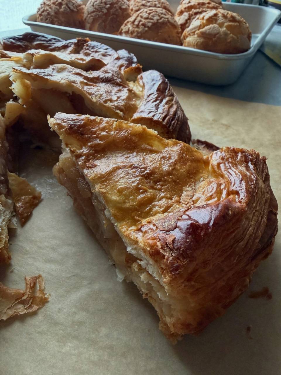 アップルパイ焼きます!